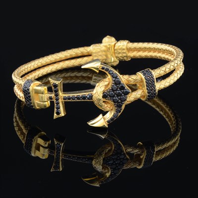 Premium Anchor Bracelet & Gold Plated