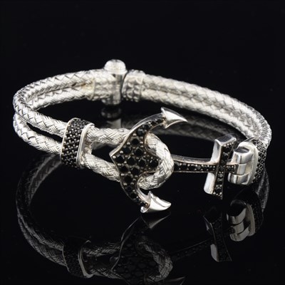 Premium Royal Anchor Silver Bracelet